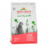Almo Nature HOLISTIC Сухой корм для взрослых кошек со свежим лососем для выведения шерсти из желудка
