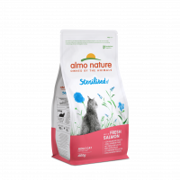 Almo Nature HOLISTIC Сухой корм для стерилизованных кошек со свежим лососем, Sterilised, Fresh Salmon