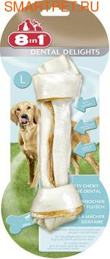 8in1 DENTAL DELIGHTS L косточка для чистки зубов 21 см