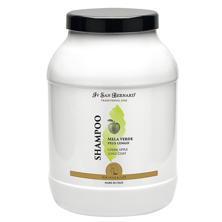 Шампунь для собак и кошек Iv San Bernard Green Apple для длинной шерсти