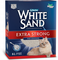 White Sand Комкующийся наполнитель &quot;Экстра&quot;, без запаха, коробка