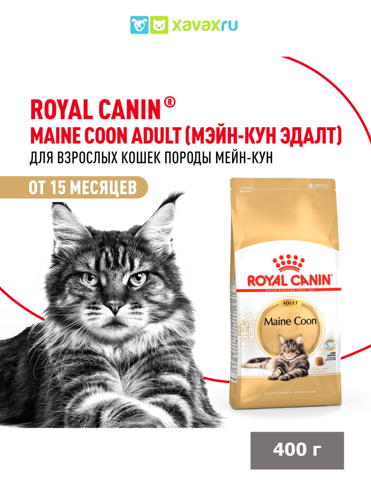 Сухой корм Royal Canin Maine Coon Adult для взрослых кошек породы Мэйн Кун