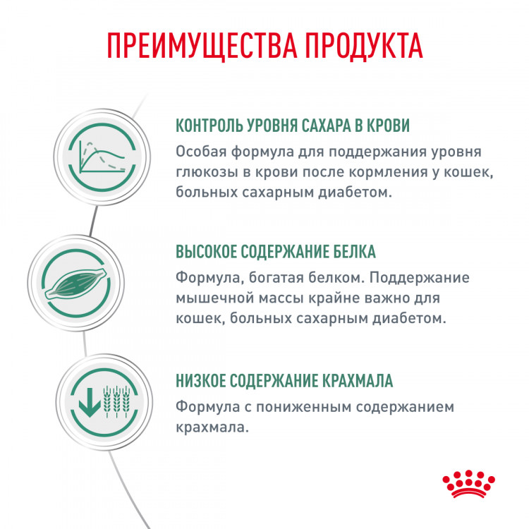 Сухой корм Royal Canin Diabetic для кошек при сахарном диабете