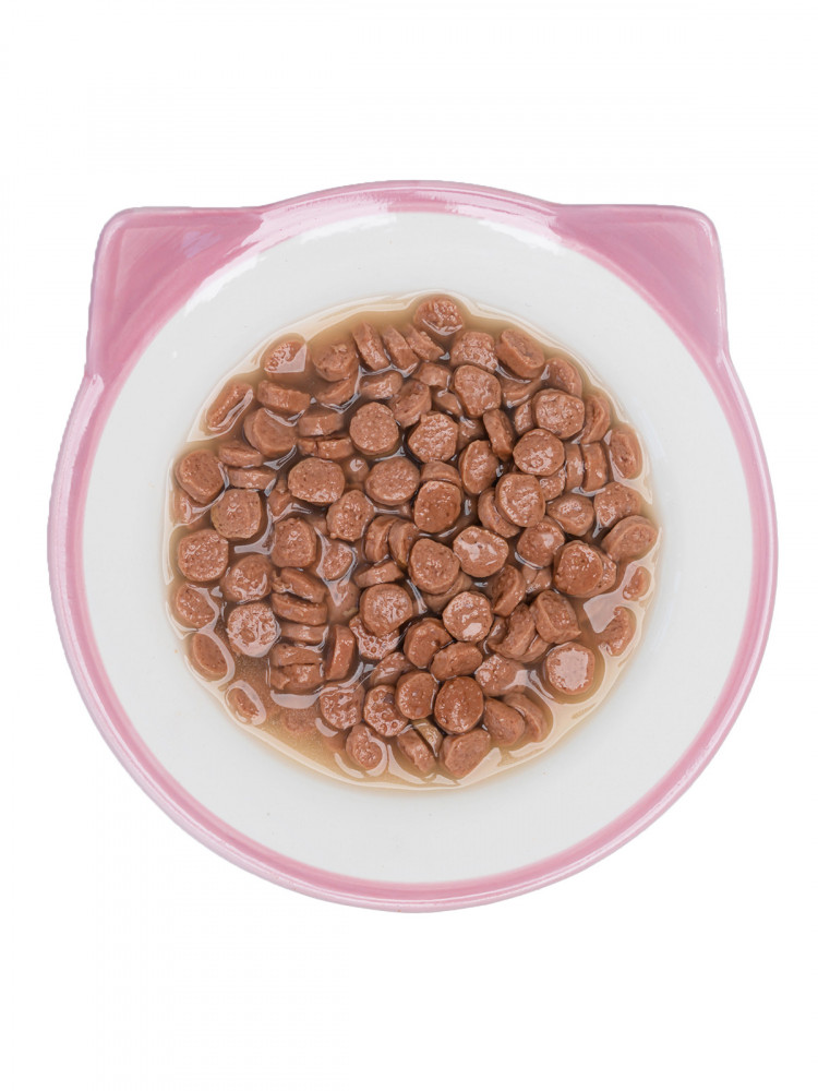  Влажный корм Ферма кота Фёдора нежные кусочки в желе с ягненком для котят 85 гр (упаковка 24 шт)