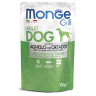 Влажный корм Monge Dog Grill для собак с ягненок и овощами, паучи, 24 шт по 100 г