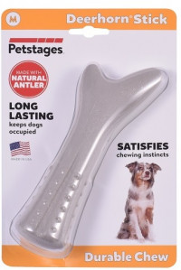 Petstages Игрушка для собак Deerhorn, с оленьими рогами 16 см средняя
