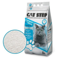 Cat step Compact White Original комкующийся минеральный наполнитель