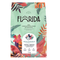 FLORIDA сухой корм для взрослых стерилизованных кошек с лососем и черникой