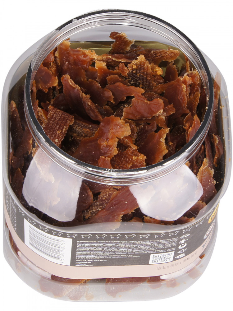 Мнямс лакомство для собак утиные грудки в банке 800 г