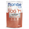 Влажный корм Monge Dog Grill для собак с лососем, паучи, 24 шт по 100 г