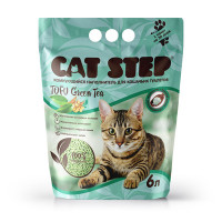 Cat Step Tofu Green Tea комкующийся растительный наполнитель Зелёный чай
