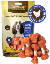 Деревенские лакомства Куриные косточки жевательные