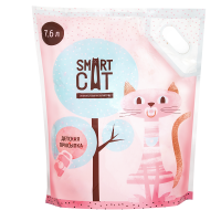 Smart Cat - Силикагелевый наполнитель с ароматом детской присыпки