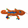  Игрушка Mr.Kranch для собак Ящерка плюшевая с пищалкой 38 см оранжевая