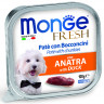 Влажный корм Monge Dog Fresh для собак, с уткой, консервы, 32 шт по 100 г