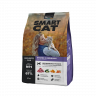 Сухой корм Smart Cat для взрослых кошек с чувствительным пищеварением, с кроликом и овощами