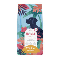 FLORIDA сухой корм для щенков крупных пород с ягненком и грушей