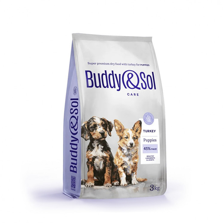 Сухой корм Buddy&Sol Care Puppy для щенков с индейкой