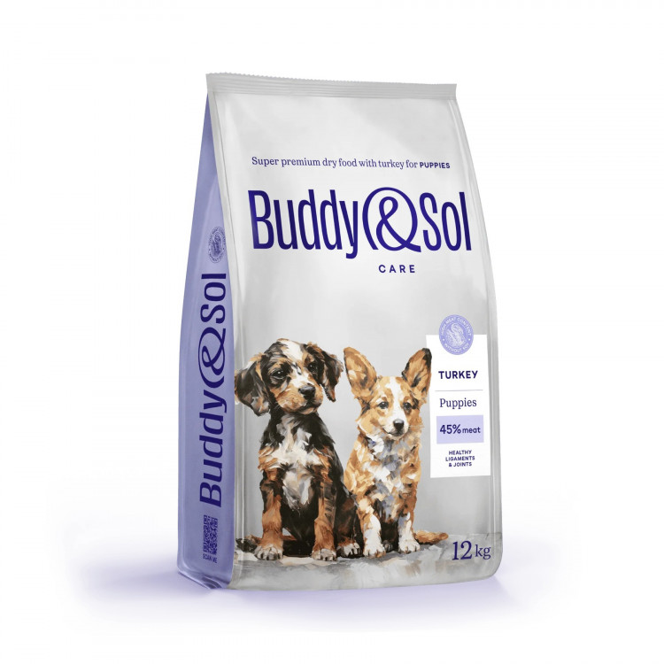 Сухой корм Buddy&Sol Care Puppy для щенков с индейкой