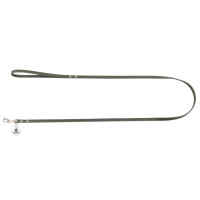  Поводок Mr.Kranch для собак из натуральной кожи с QR-адресником 130см 12мм оливковый