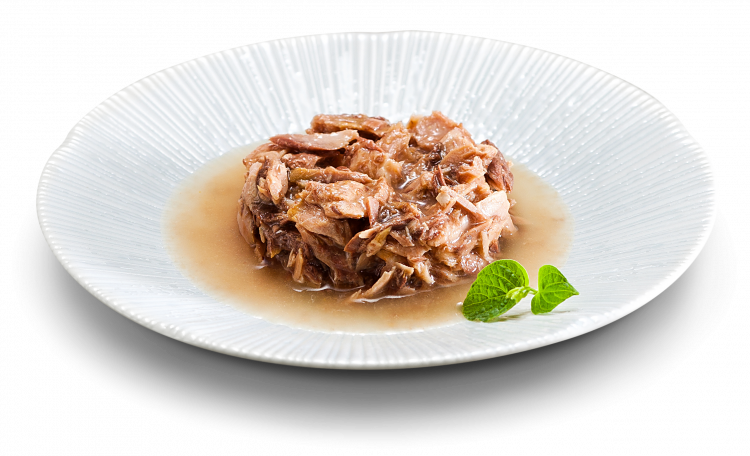 Влажный корм для кошек Петтрик, Pettric Original Taste - 100% Tuna Loin Flakes in Sause, беззерновой с тунцом в соусе (упаковка 24 шт по 70 г)