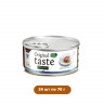 Влажный корм для кошек Петтрик, Pettric Original Taste - 100% Tuna Loin Flakes in Sause, беззерновой с тунцом в соусе (упаковка 24 шт по 70 г)
