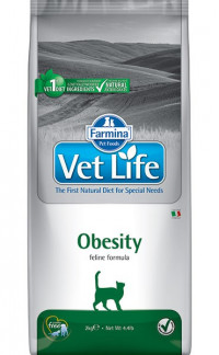 Farmina Vet Life Cat Obesity, для кошек, снижение веса, ожирение