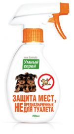 Апи-Сан Умный спрей Защита мест НЕ предназначенных д/туалета собак