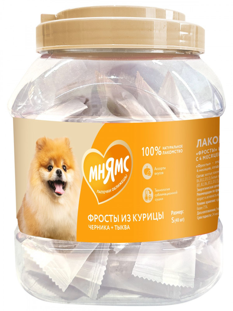 Лакомство Мнямс На каждый день для собак и щенков с 4 месяцев