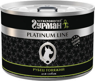 Консервы для собак Четвероногий Гурман Platinum Line рубец говяжий