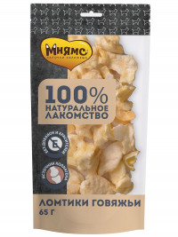 Мнямс Лакомство для собак Ломтики говяжьи