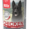 Blitz Classic Консервированный корм для собак всех пород и возрастов «Курица с телятиной» Dog Chicken & Veal Minced
