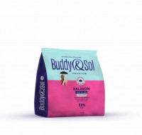 Сухой корм Buddy&amp;Sol Premium Hair&amp;Skin для взрослых собак средних и крупных пород для кожи и шерсти с лососем