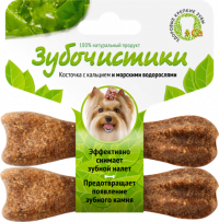 Деревенские лакомства &quot;Зубочистики&quot; для собак мелких пород со вкусом морских водорослей