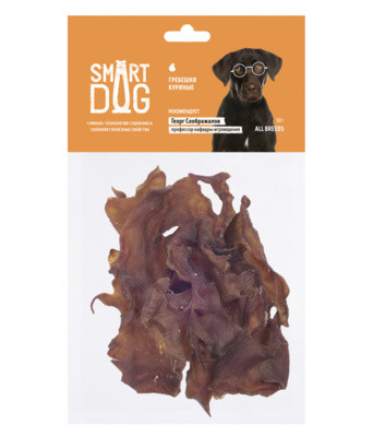 Smart Dog Лакомства для собак: куриные гребешки