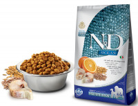 Farmina N&amp;D OCEAN MEDIUM/MAXI для собак средних и крупных пород треска, спельта, овес, апельсин
