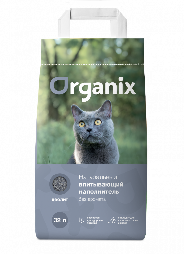 Organix впитывающий наполнитель для чувствительных кошек без запаха, элитный (Elite+)