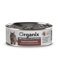 Влажный корм Organix vet GASTROINTESTINAL для кошек, диетический при нарушениях пищеварения (12 шт по 100 г)