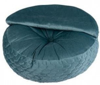 Xody Пуфик Комфорт, флок, бирюзовый