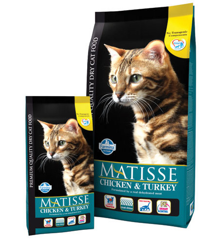 Farmina Matisse Chicken & Turkey. Корм для взрослых кошек с курицей и индейкой.