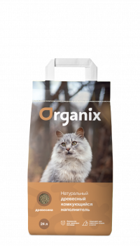 Organix древесный комкующийся наполнитель для кошек, хвойный ECO Elite