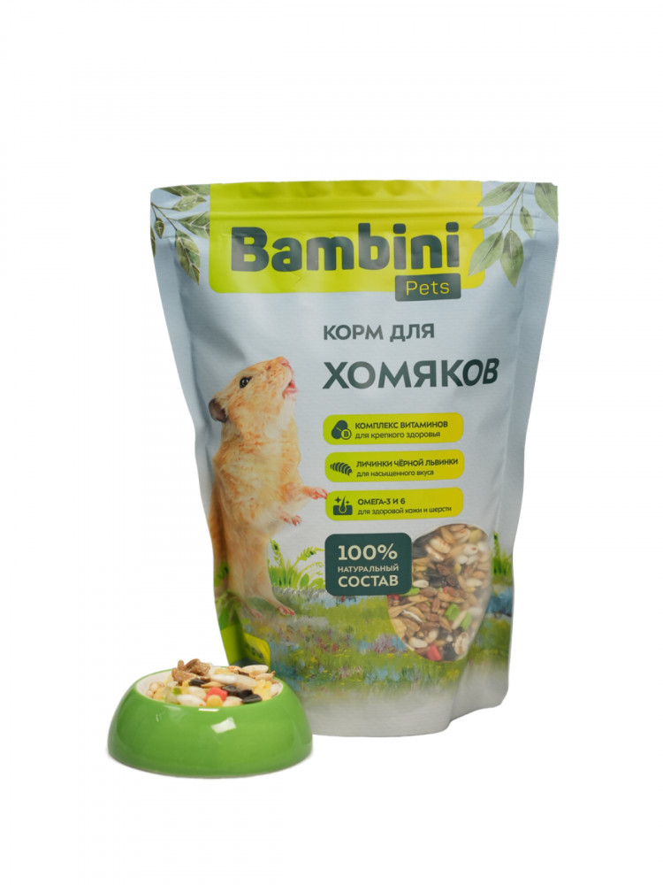 Корм Bambini Pets для хомяков