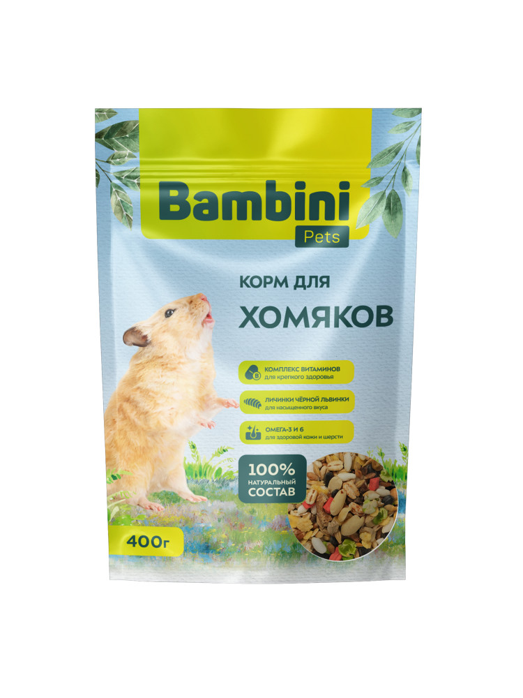 Корм Bambini Pets для хомяков