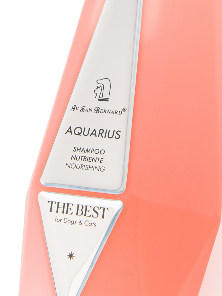 Iv San Bernard The Best line Aquarius Шампунь для собак и кошек, для восстановления и питания шерсти с экстрактом виноградной лозы