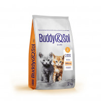 Сухой корм Buddy&amp;Sol Care Kitten для котят с индейкой и уткой