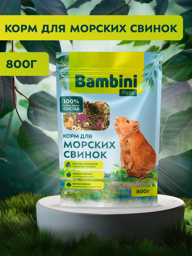 Корм Bambini Pets для морских свинок
