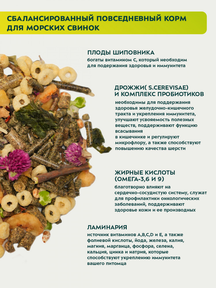 Корм Bambini Pets для морских свинок