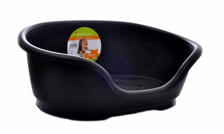 Moderna Лежак domus пластиковый, черный