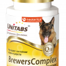 Unitabs Витамины BrewersComplex с Q10 для крупных собак, 100таб