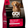 Набор: Сухой корм GO'KITCHEN для щенков и собак всех возрастов с ягненком, фруктами и овощами 18 кг + Диспенсер и рулон пакетов для выгула в подарок